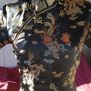 Dragon and Phoenix Cheongsam Chinese Dress